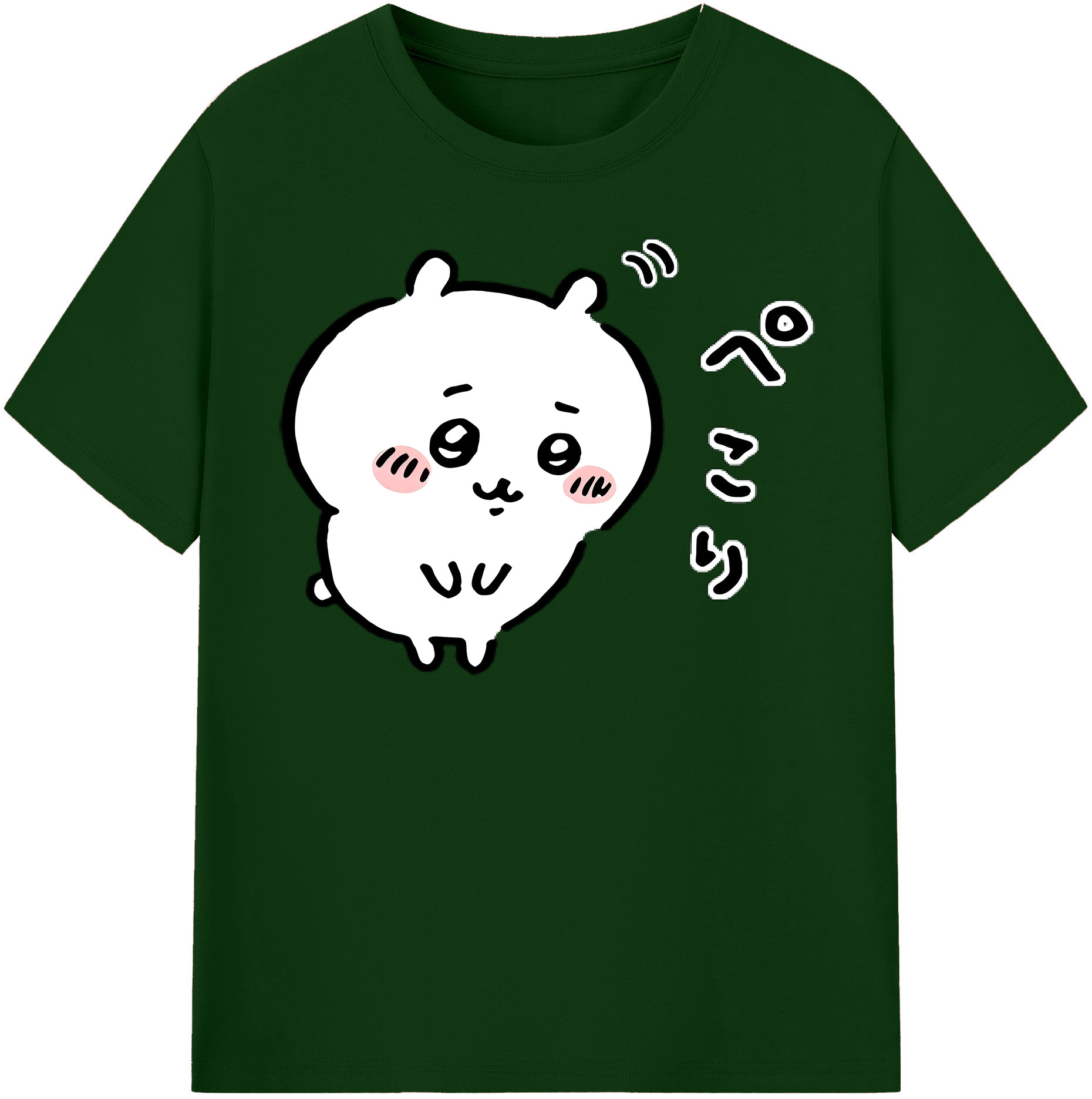 （画像用） ちいかわ ちいかわ Chii-kawa chiikawa 綿100％半袖Tシャツ（フロントプリント）